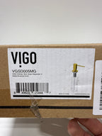 VIGO Bolton Kitchen Soap Dispenser in Matte Brushed Gold