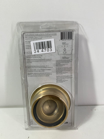 KOHLER K-11352 Disposal Flange with Stopper