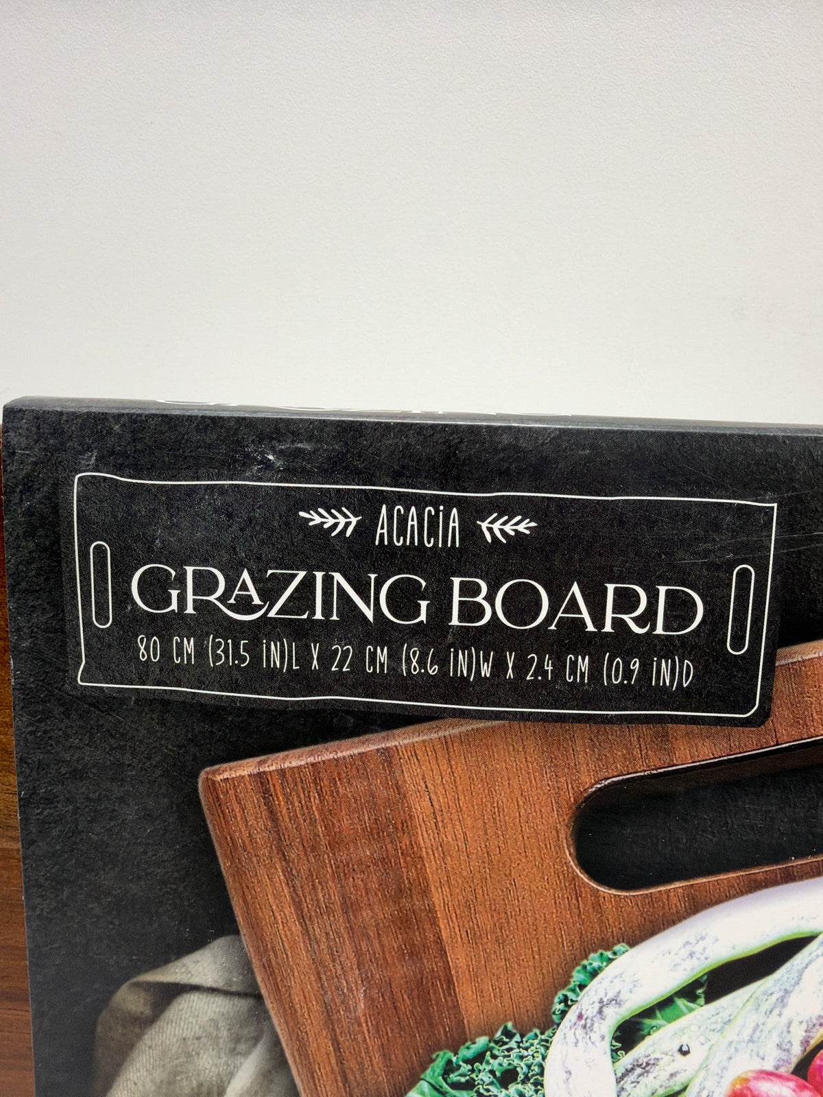 Birdrock Acacia Hardwood Grazing Board 32" x 9"&nbsp;