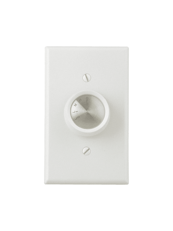 Craftmade CM-4SDH-5 Multi-Amp 4 Speed Fan Control White Lighting Accessories and Parts Ceiling Fan Accessories Wall Controls