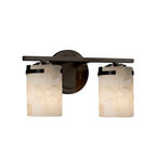 Justice Design Group ALR-8452-10-LED2-1400 Atlas 2 Light 13-3/4’’ Wide Integrated 3000K LED Bathroom Vanity Light Dark