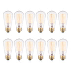 Globe Electric 313242 Pack of (12) 40 Watt Dimmable S60 Medium (E26) Incandescent Light Bulbs - *Lighting & Electrical