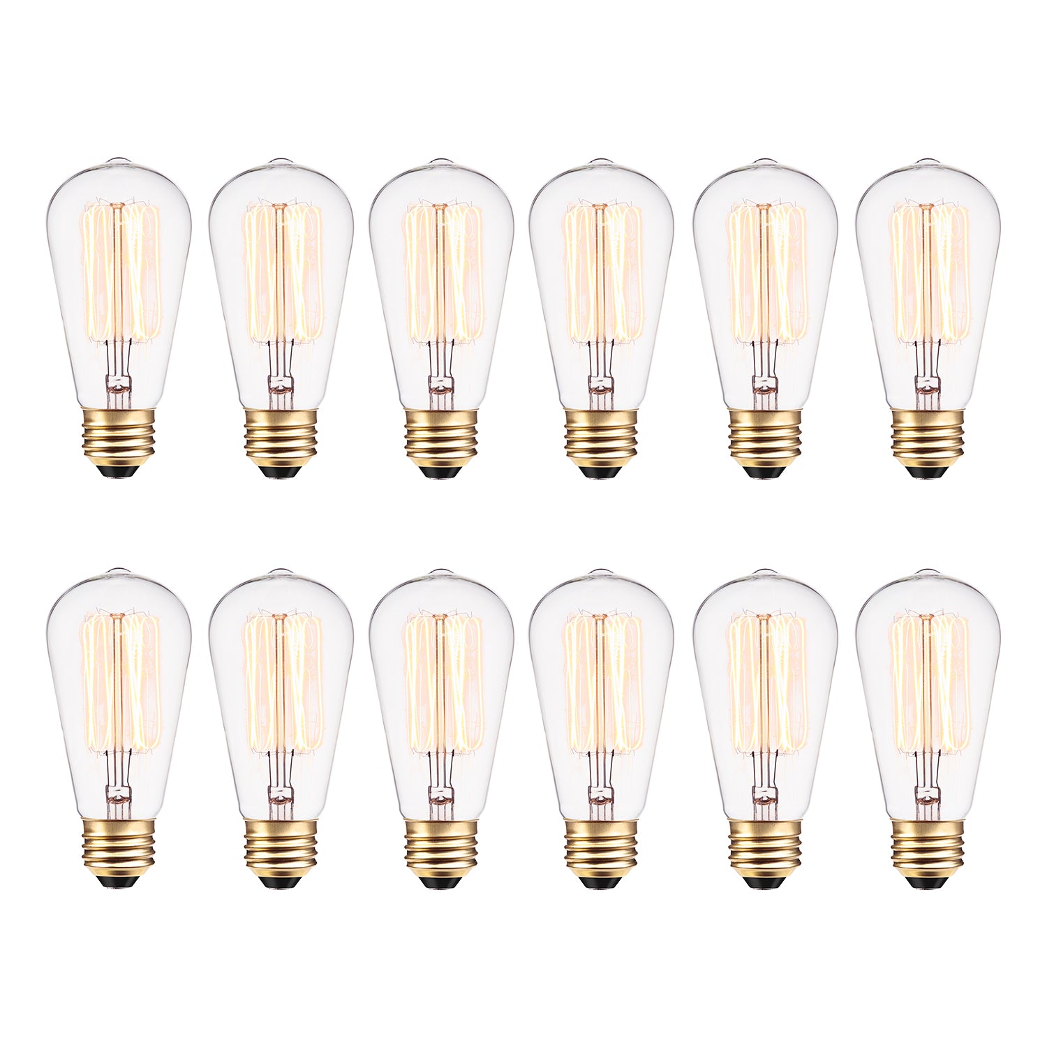 Globe Electric 313242 Pack of (12) 40 Watt Dimmable S60 Medium (E26) Incandescent Light Bulbs - *Lighting & Electrical