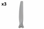 3 x Fanimation B6720 Spitfire 30" Blades for 60" Ceiling Fans White Washed