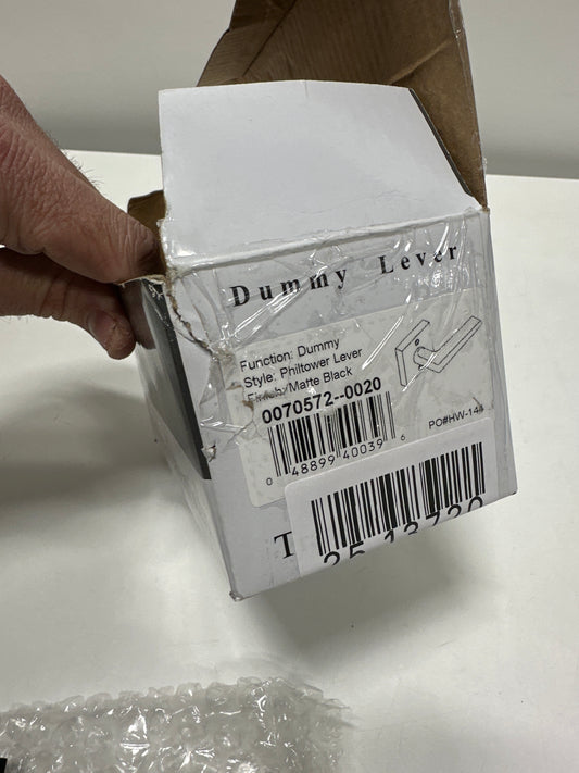 Weslock 0070572--0020 Philtower Pull Only Lever Matte Black