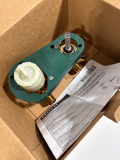 Moen U232CIS M-Core 2 or 3 Non-Shared Function Pressure Balanced 1/2" CC and IPS Diverter Valve with Stops Valves Rough