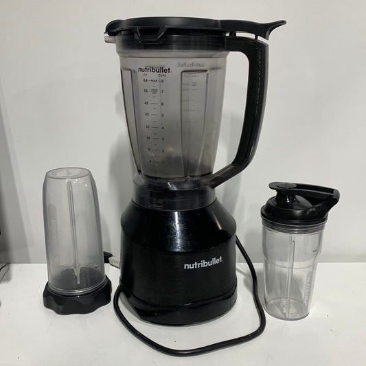 Used NutriBullet Smart Touch 64 Oz. 3-Speed Black Combo Blender with Pulse