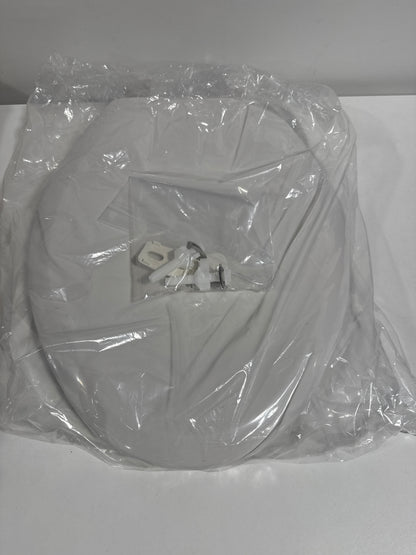 Gerber G0099213 Elongated Closed-Front Toilet Seat with Soft Close and Quick Release White Toilets