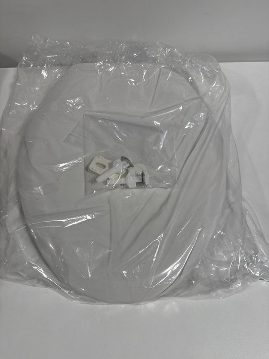 Gerber G0099213 Elongated Closed-Front Toilet Seat with Soft Close and Quick Release White Toilets