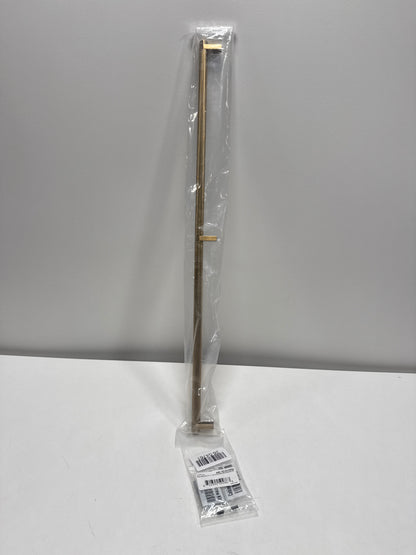 Emtek Select Cabinet Pull 24" C-C, Rectangular Stem, Smooth Bar