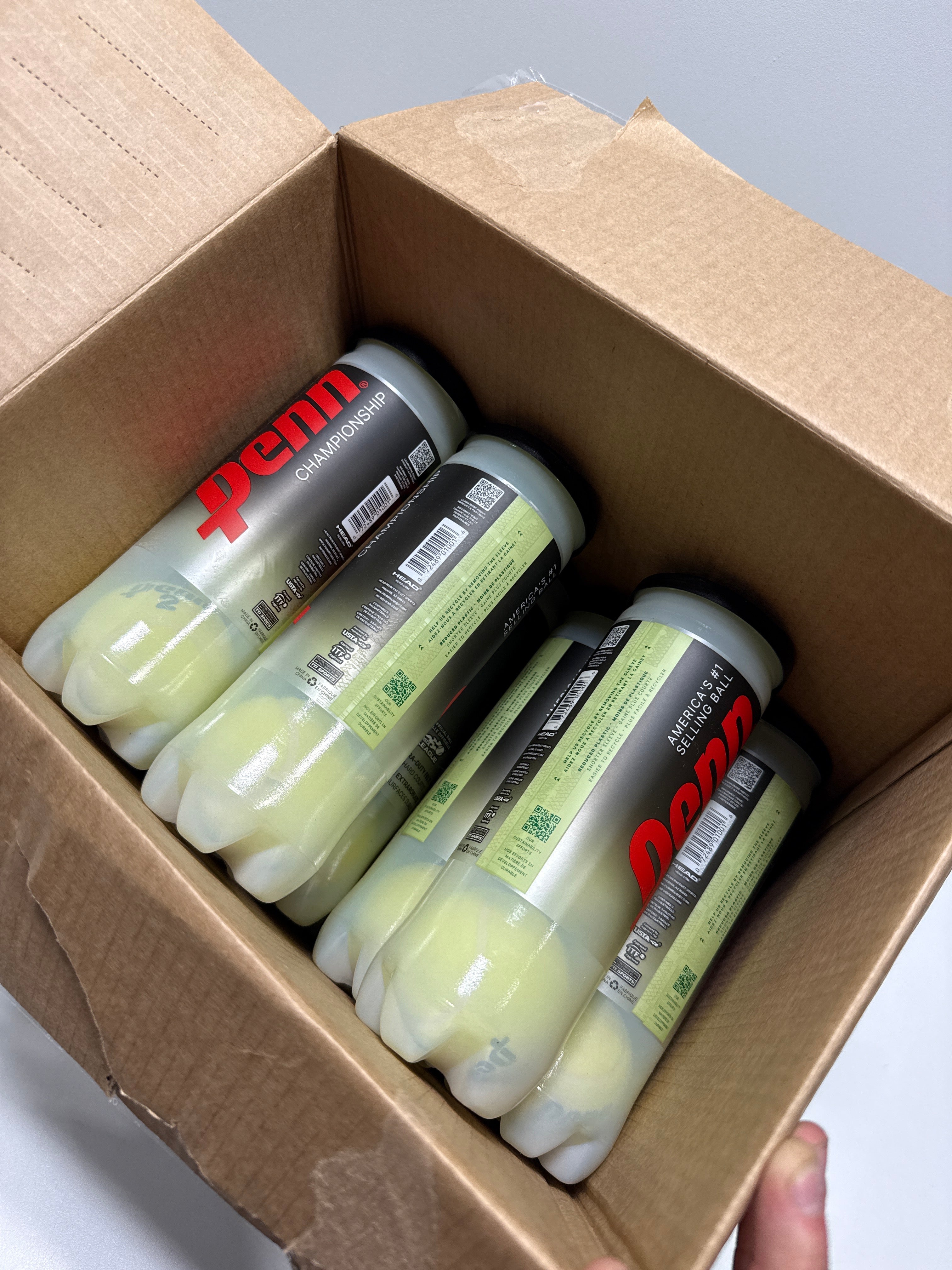45 x Penn Championship Extra Duty Tennis Balls Player Pack