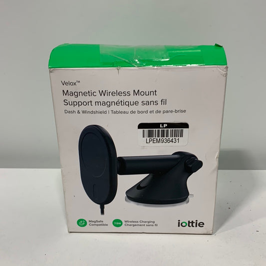 IOttie Velox MagSafe Compatible Magnetic Wireless Dashboard & Windshield Mount with 7.5W Wireless Charging - Dark Blue