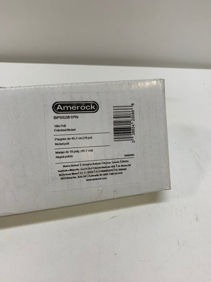 Amerock BP55281PN 18 in. Blackrock Center to Center Appliance Pull in Polished Nickel