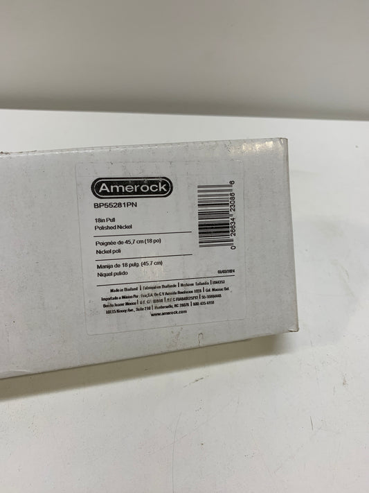 Amerock BP55281PN 18 in. Blackrock Center to Center Appliance Pull in Polished Nickel