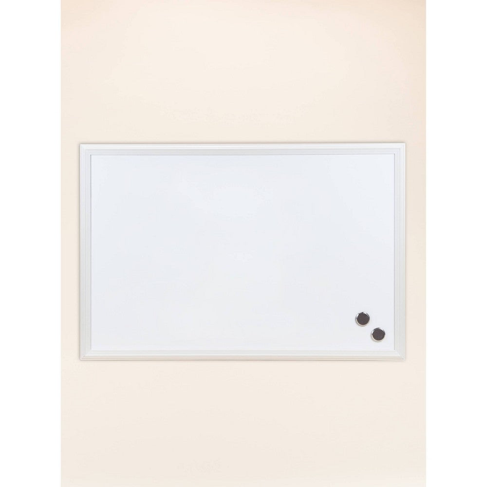 Smead Manufacturing UBR2071U0001 30 X 20 in. Magnetic Dry Erase Board with Decor Frame, White