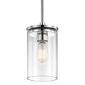 Kichler 43996 Crosby 6" Wide Mini Pendant Chrome Indoor Lighting Pendants