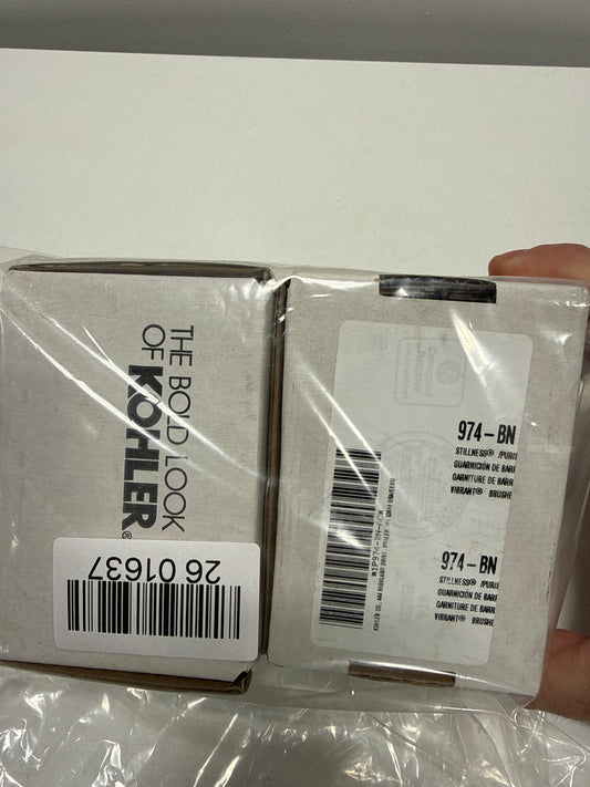 K-974-BN Stillness Purist Slidebar Trim Kit (Vibrant Brushed Nickel)