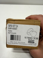 Kwikset 788PSKRDT Pismo Non-Turning One-Sided Dummy Door Knob with Round Rose Matte Black