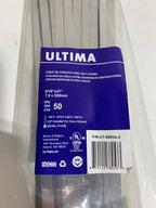 Ultima UT-56834-2 Stainless Steel Self Locking Cable Ties Multi-Purpose Organizer for Bundling and Securing Cables