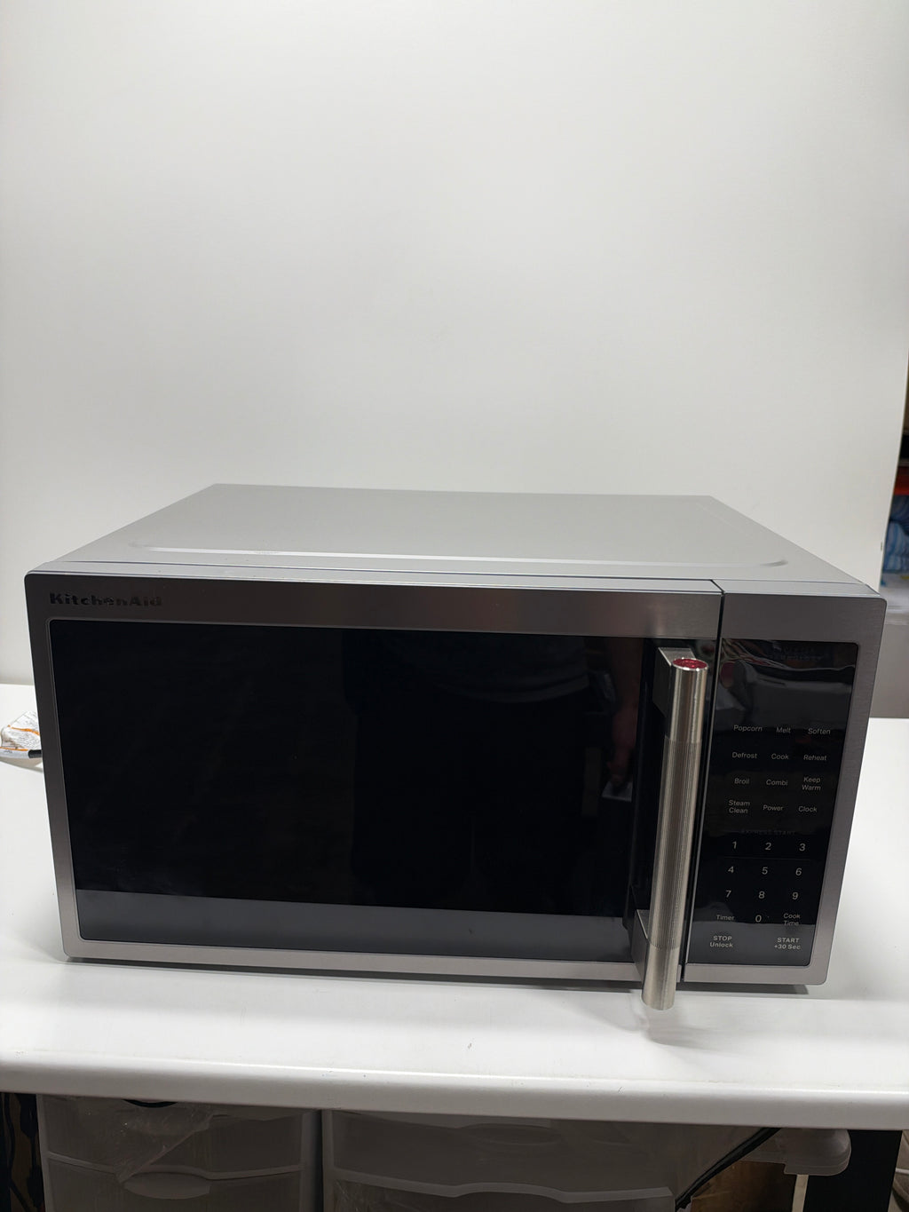 Used See Desc KitchenAid 1.2 cu ft Countertop Microwave with Inverter Technology