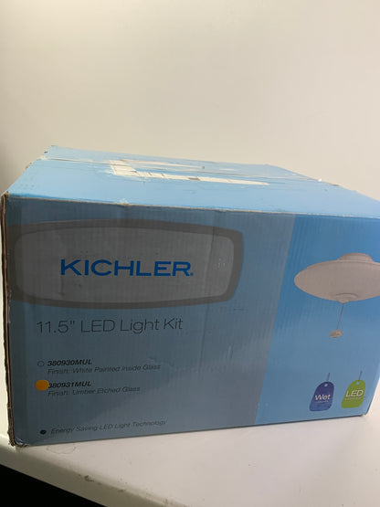 Kichler 380931 Low Profile LED Light Kit for Kichler Fans Multiple Lighting Accessories and Parts Ceiling Fan Accessories Light Kits