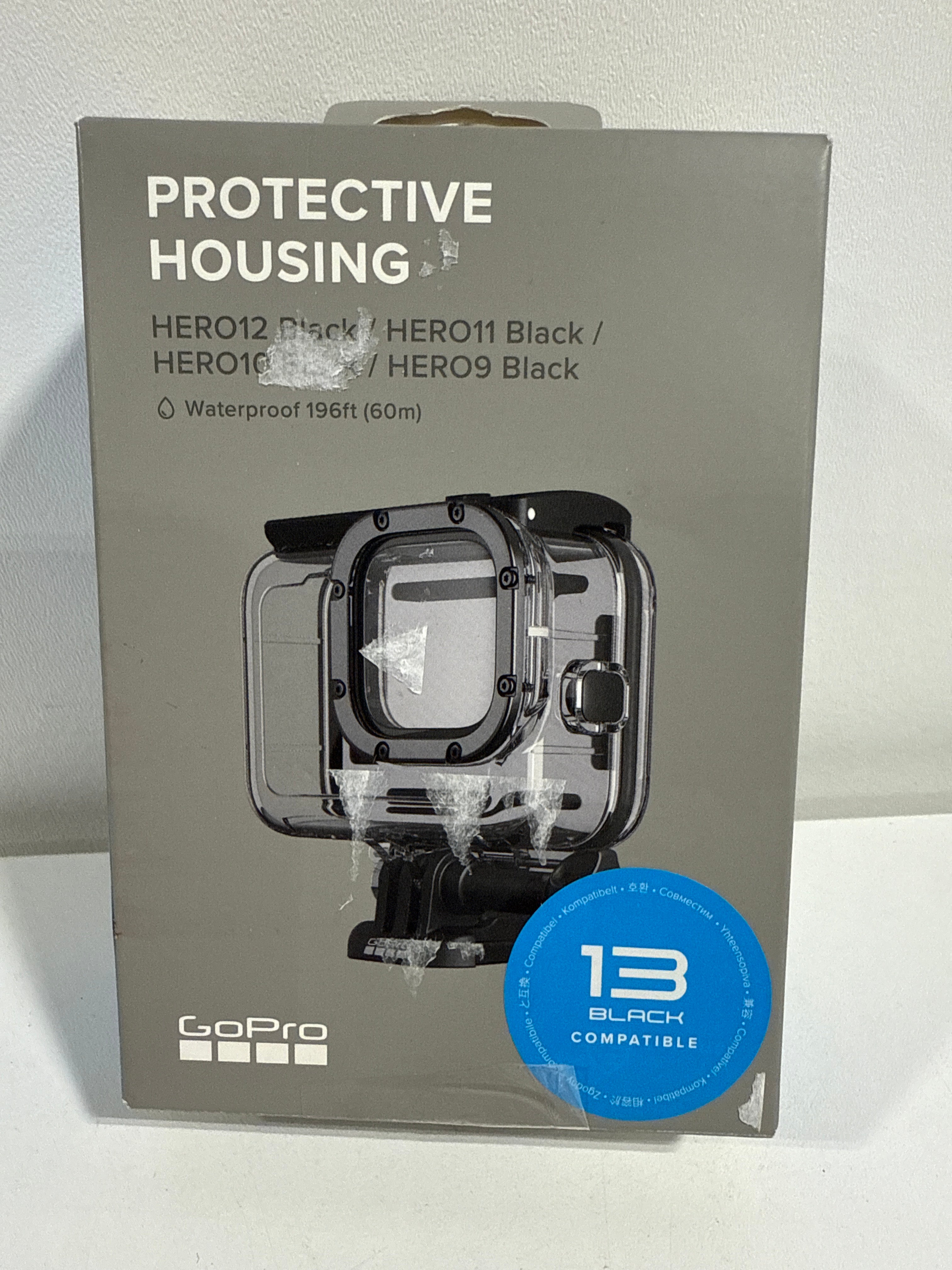 Missing Part GoPro - Protective Housing for HERO13 Black, HERO12 Black, HERO11 Black, HERO10 Black, HERO9 Black - Black