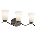 3 Light Bath Vanity Approved for Damp Locations with Transitional Inspirations 23 Inches Wide-Olde Bronze Finish-Incandescent Lamping Type Kichler