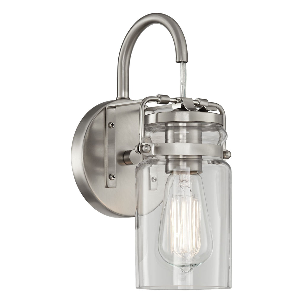 Kichler Lighting - One Light Wall Sconce - Wall Bracket - Brinley - 1 Light Wall - *Lighting & Electrical
