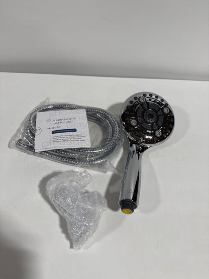 Lokby High Pressure Shower Head with Handheld 6 Settings - 5 Bathroom Hand Held Shower Heads Hose