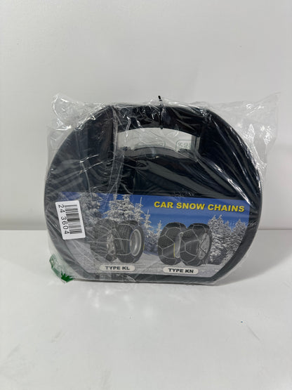 Tire Traction Chain Snow Chains for Car, Upgraded Tire Chains Anti Skid Chains, Cable Tire Chain for Passenger Cars, Pickups, Light Trucks and SUVs