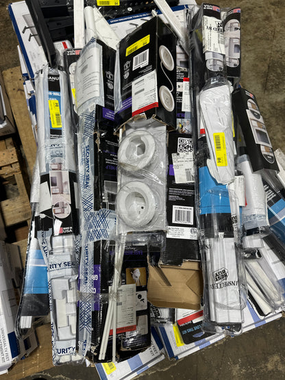 Pallet -  70 Insignia TV Feet + 35 TV Wiring Accessories