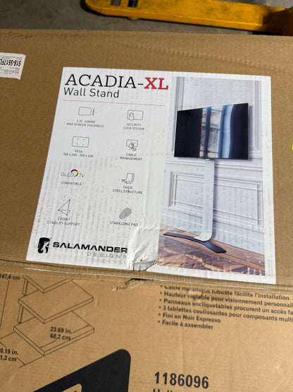 Salamander Acadia Acadia XL600 Wall Stand for 40 to 85" Displays - Fixed Height (White)