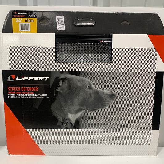 Lippert Components 859791 Screen Defender RV Entry Door Aluminum Screen Protector, 24-inch Door (20.5" Screen Kit)