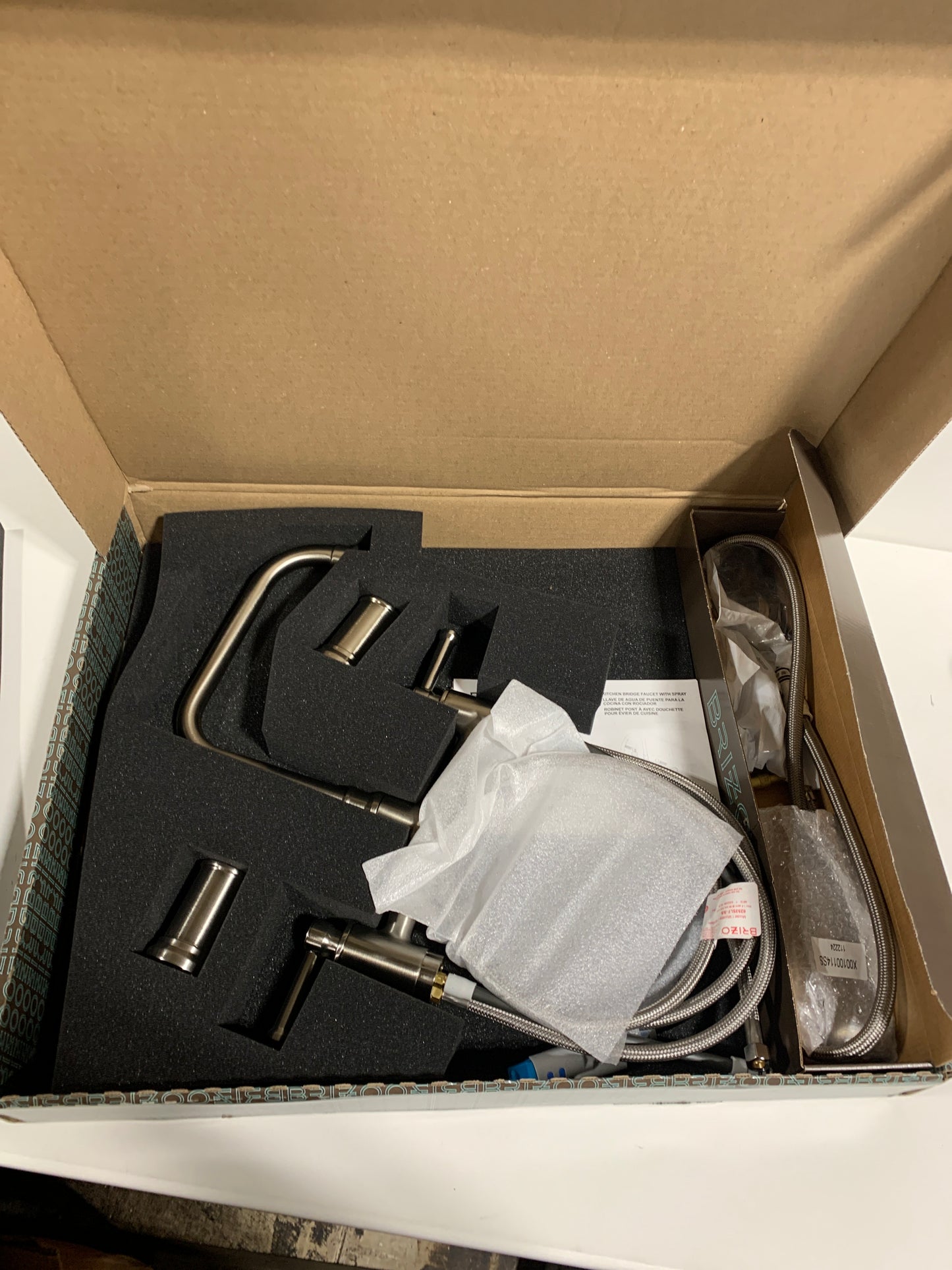 Brizo Artesso: Bridge Faucet with Side Sprayer