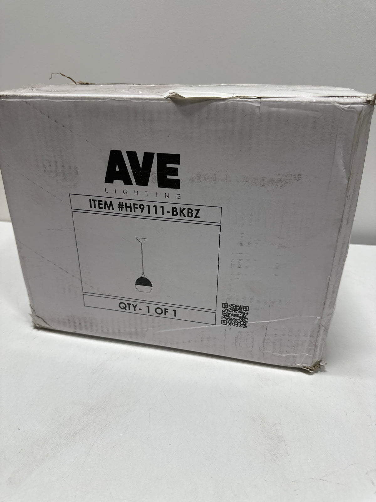 Avenue Lighting Robertson Blvd. 8 Inch Mini Pendant Robertson Blvd. - HF9111-BKBZ - Modern Contemporary