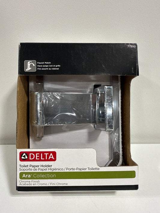 Delta 77550 Ara Wall Mounted Single Hook Tissue Holder Chrome