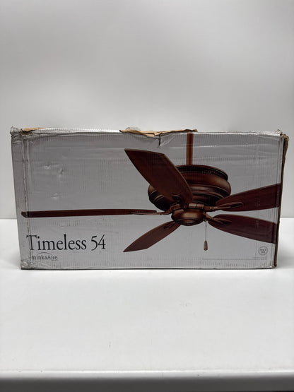 Minka-Aire F614-DBB Timeless 54 Inch Ceiling Fan in Dark Brushed Bronze Finish