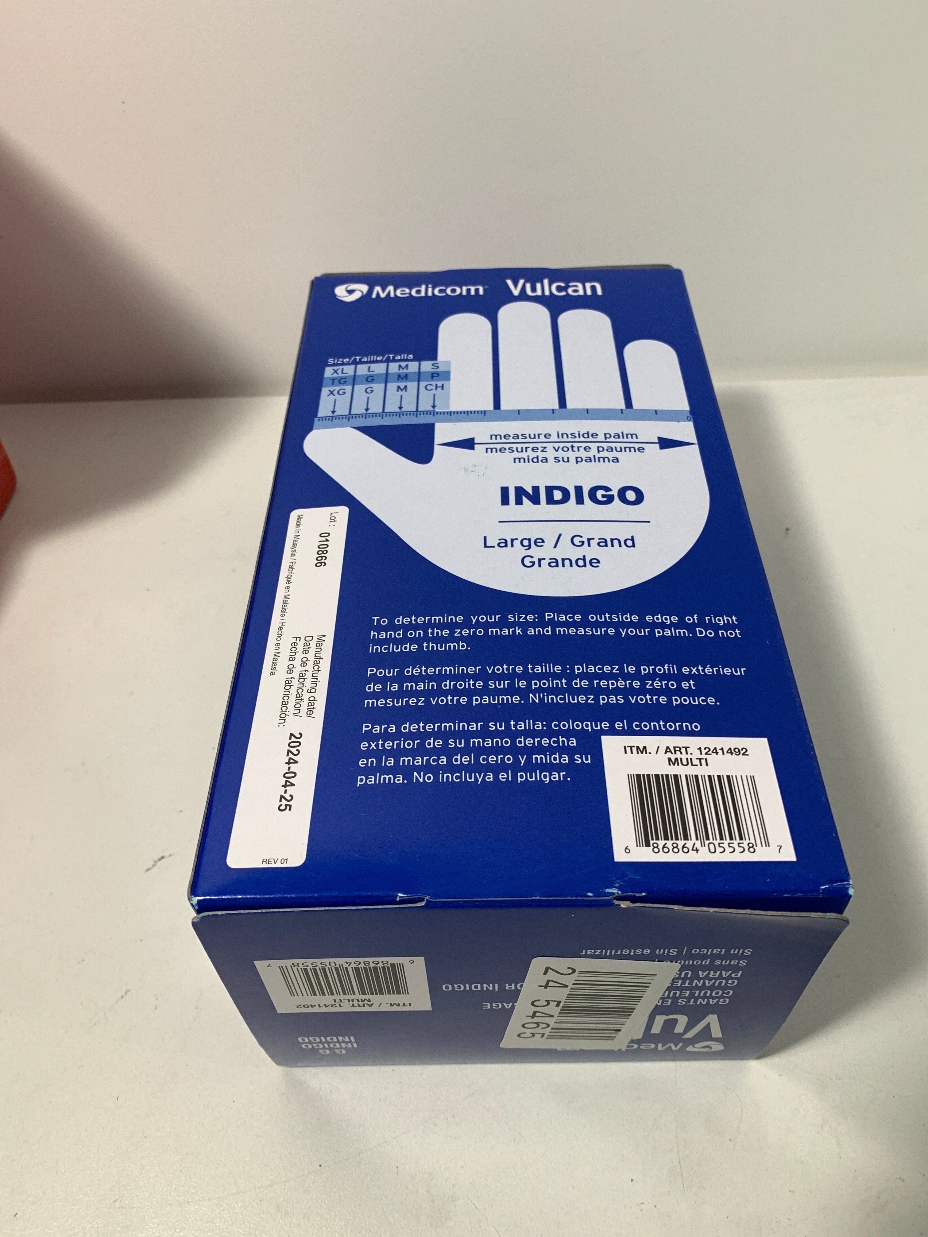 Medicom Vulcan Nitrile Gloves L (150 Count) - *Health & Beauty