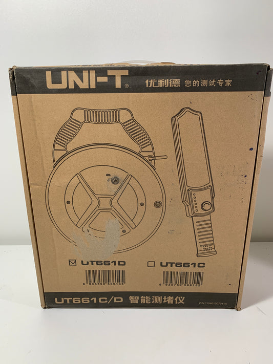 UNI-T UT661SeriesPipeline Blockage Detectors UT661C UT661D Wall Iron Pipeline Blocking Clogging Plumbers Instrument Diagnostic Tool