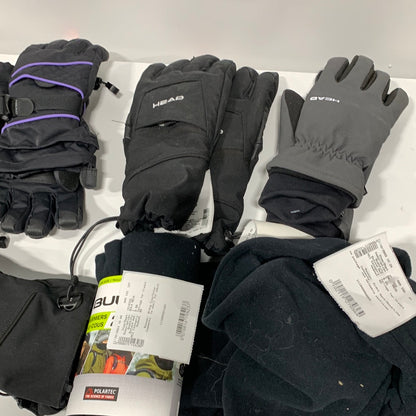 Lot of HEAD Women's/Men's Winter Hybrid Gloves and Cache-COUS