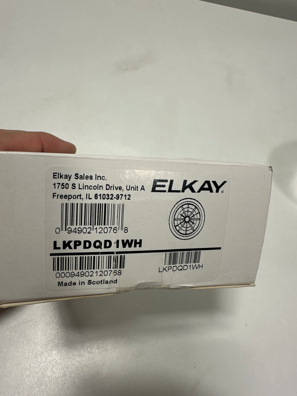 Elkay LKPDQD1 Perfect Drain® 3-1/2" Polymer Disposer Flange with Removable Basket Strainer