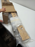 Rev-A-Shelf 37" Adjustable Door Mount Spice Rack Rails Only Maple Bulk-20 4ASR-37STD-20
