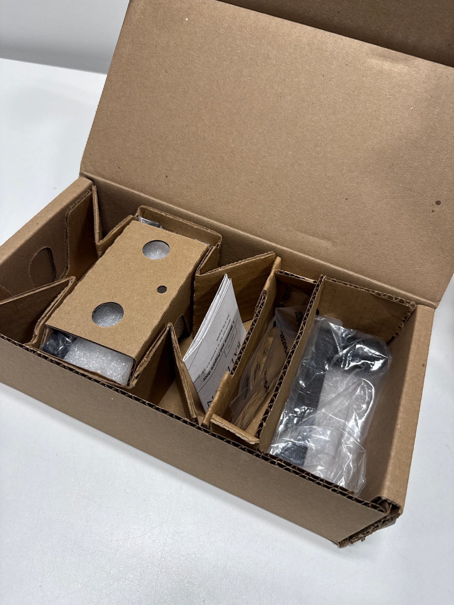 Baldwin HD.SQU.CFR Square Non-Turning One-Sided Dummy Door Lever with 5 Inch Rectangle Rose