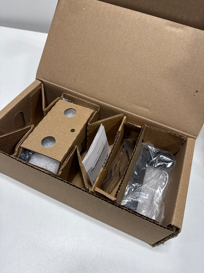 Baldwin HD.SQU.CFR Square Non-Turning One-Sided Dummy Door Lever with 5 Inch Rectangle Rose