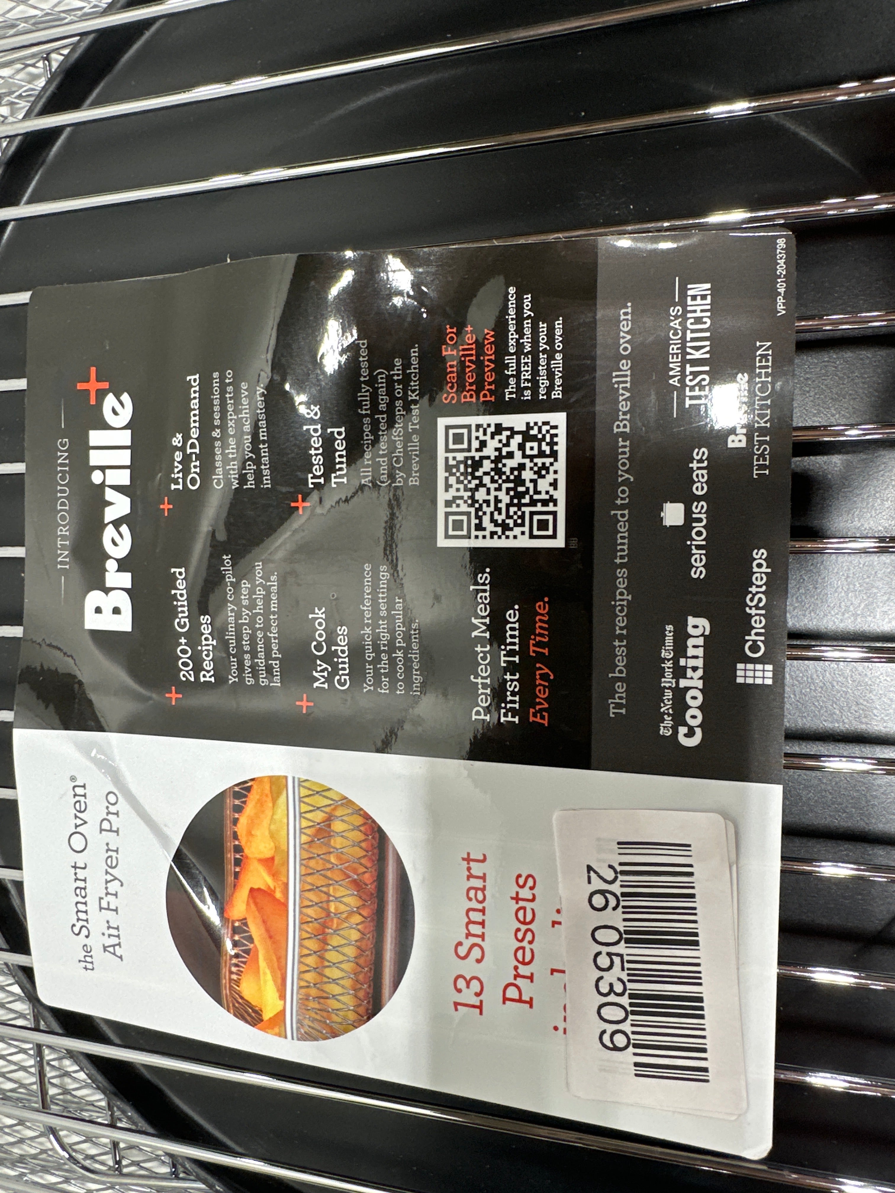 Breville the Smart Oven Air Replacement Pans and Racks