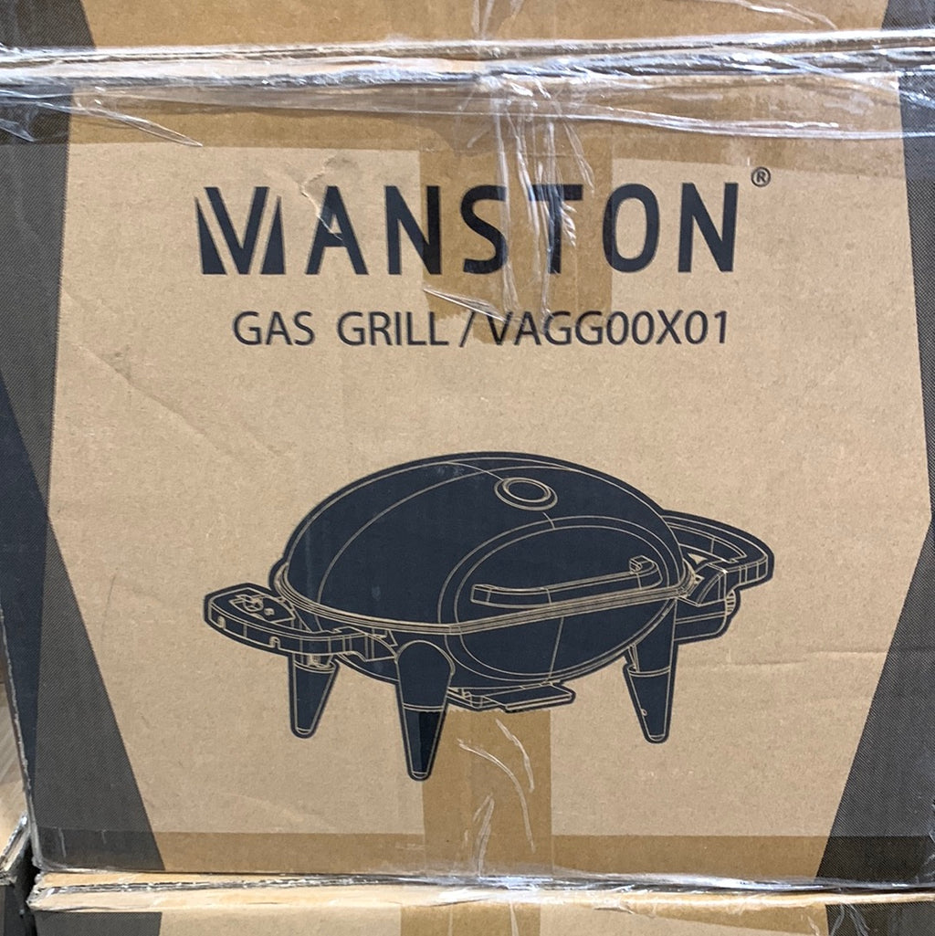 Vanston Liquid Propane Gas Grill Single Burner BBQ Grill Black -Great For Patio Garden Picnic Backyard 10000BTU