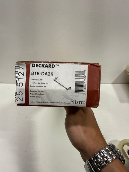 Pfister Deckard 24 Towel Bar Brushed Nickel