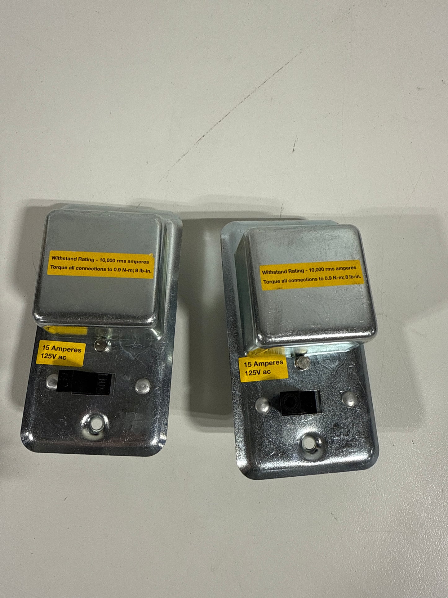 2 Cooper Bussmann SSU Series 2-1/4 in. Fuse Box Cover with Switch