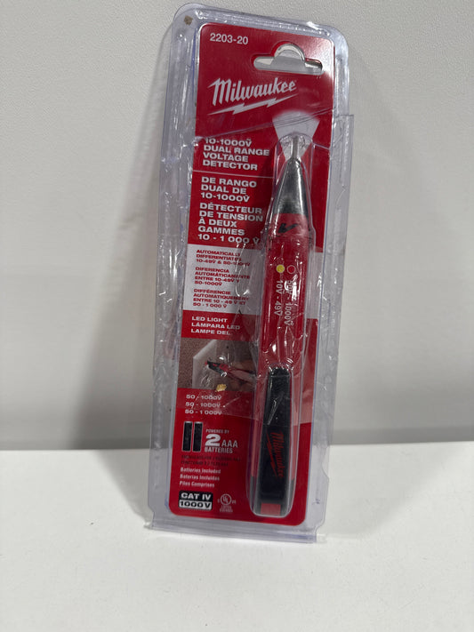 Milwaukee 10-1000 V Dual Range Voltage Tester 1 Pk