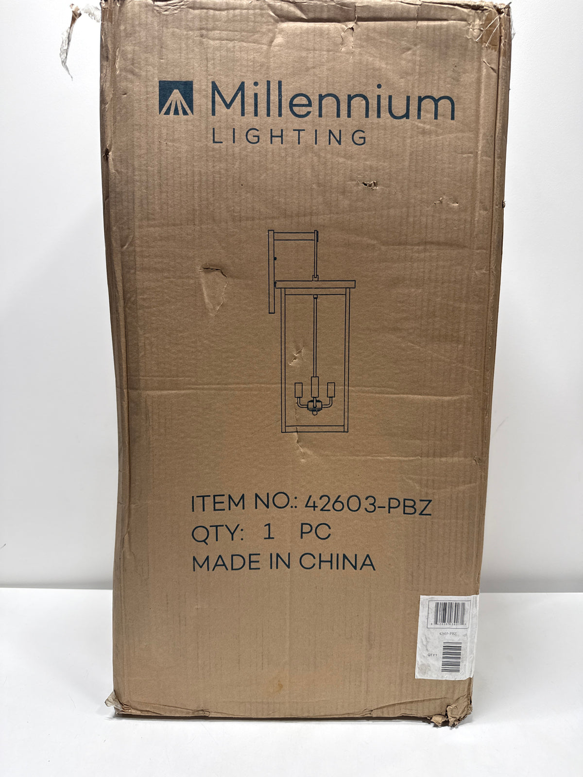 Millennium Lighting Barkeley 27 Inch Outdoor Wall Light Barkeley - 42603-PBZ - Modern Contemporary